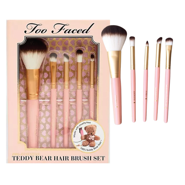 Brush Set - Pro Essential Teddy Bear Hair Brush Set GA89
